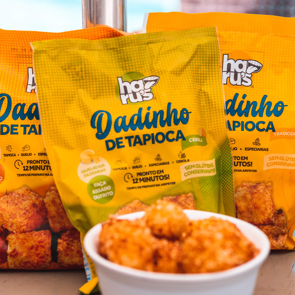 dadinho de tapioca cebola saco harus 300g dadinho de tapioca cebola saco harus 300g