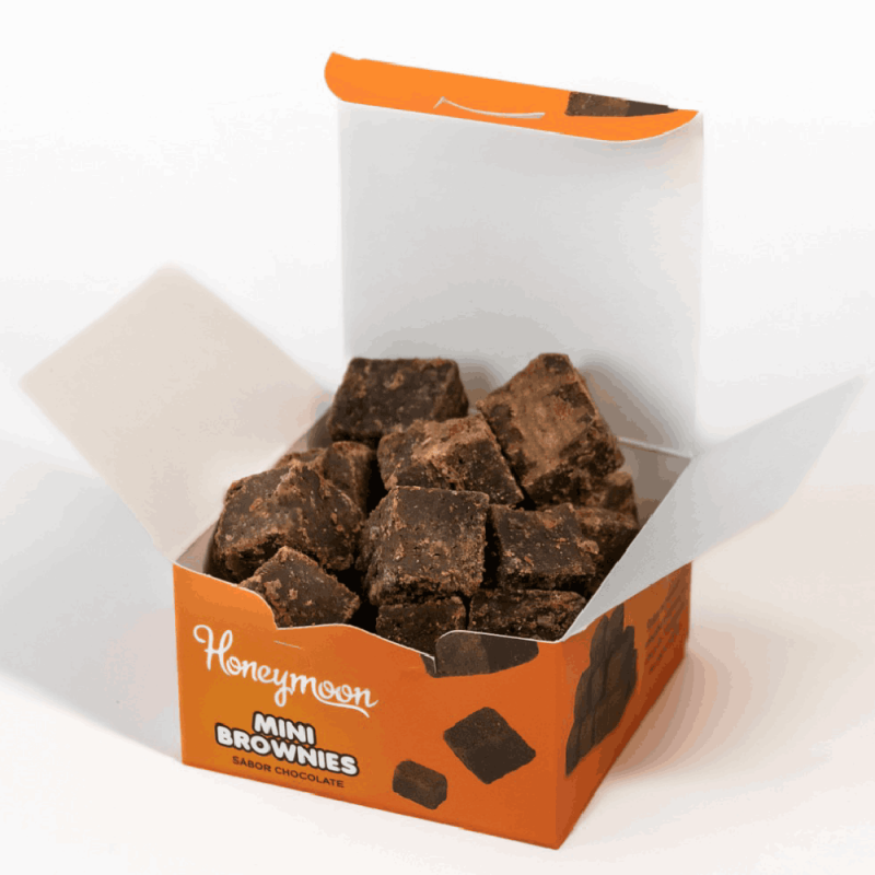 Mini Brownie Gourmet - caixinha com  70g cx c/ 4un