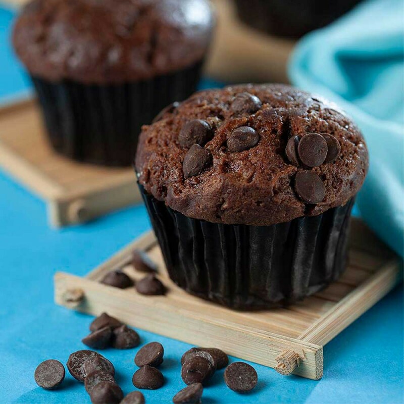 Muffin Chocolate c/ Gotas de Chocolate 70g x 6 un