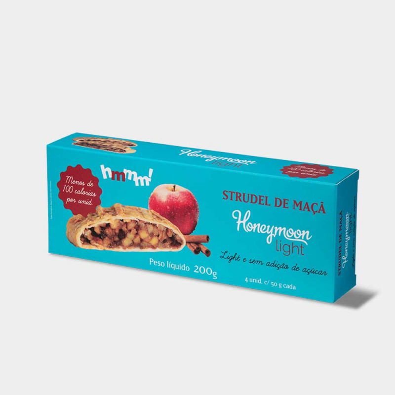 Strudel de Maça Light S/Açucar 50g x 4un